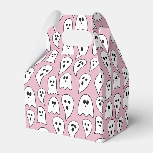 Pink Ghost Halloween Geschenkschachtel (Vorderseite)