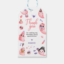 Pink Ghost Halloween Ghost 1. Geburtstag Vielen Da Geschenkanhänger