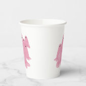 Pink Ghost Halloween Paper Cups Pappbecher (Links)