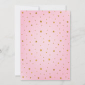 Pink Ghost Little Boo Halloween Kinderdusche Einladung (Rückseite)