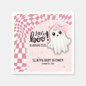Pink Ghost Little Boo ist fast die richtige Baby D Serviette (Vorderseite)