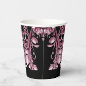 Pink Ghost Paper Cups Pappbecher (Rechts)