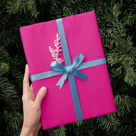 Pink Gift Wrap , Designer Gift Wrap, Bright Solid Geschenkpapier