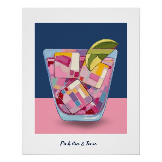 PINK GIN & TONIC 3 POSTER (Vorderseite)