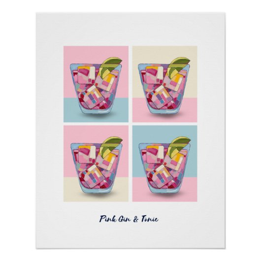 PINK GIN & TONIC 7 POSTER (Vorderseite)