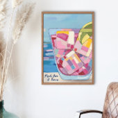 PINK GIN & TONIC POSTER