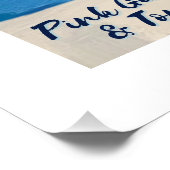 PINK GIN & TONIC POSTER (Ecke)