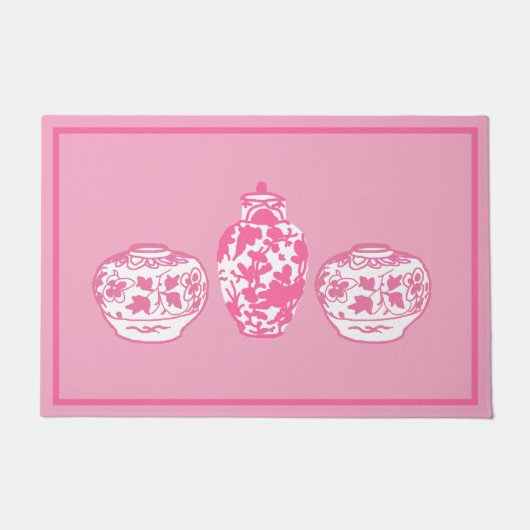 Pink Ginger Jars Fußmatte (Vorderseite)