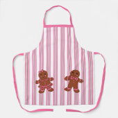 Pink Gingerbread Cookies Baking Apron Schürze (Vorderseite)