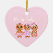Pink Gingerbread Ornament (Vorne)