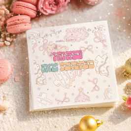 Pink GingerBread Winter Onederland 1. Geburtstag Serviette