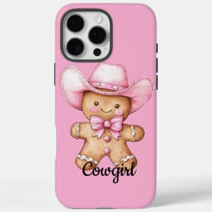 Pink Gingerbrot Cookie Cowgirl iPhone 16 Pro Max Hülle