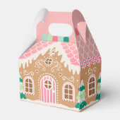 Pink Gingerbrot House Gevor Box Geschenkschachtel (Vorderseite)