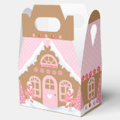 Pink Gingerbrot House Gevor Box Geschenkschachtel (Geöffnet)