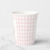 Pink Gingerbrot House Party Paper Cups Pappbecher (Links)