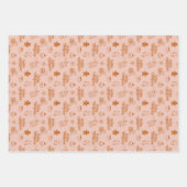 Pink Gingerbrot Weihnachten Geschenkpapier Set (Vorderseite 2)