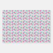 Pink Gingerbrot Weihnachten Geschenkpapier Set (Vorderseite 2)