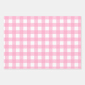 Pink Gingerbrot Wrapping Paper Set 3 Geschenkpapier Set (Vorderseite 2)