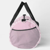 Pink Gingham Brown Potato Custom Duffle Bag (Rechts)
