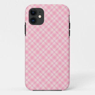Pink Gingham iPhone 11 Hülle