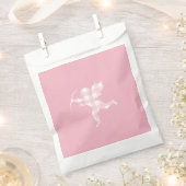 Pink Gingham Cupid Geschenktütchen (Ausgeschnitten)