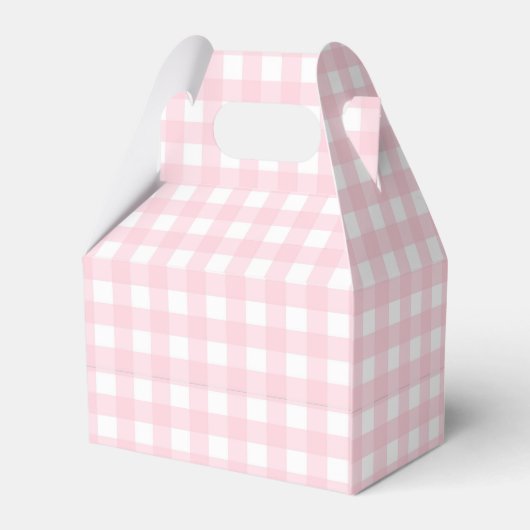 Pink Gingham Geschenkschachtel (Rückseite)