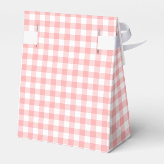 Pink Gingham Geschenkschachtel (Rückseite)