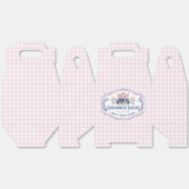 Pink Gingham Gingerbrot Bäckerei Geschenkschachtel (Ungeklappt)