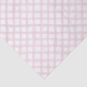 Pink Gingham Girl Babydusche Tissue Paper Seidenpapier (Ausschnitt)