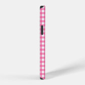 Pink Gingham iPhone Case Hülle (Rechte Seite)