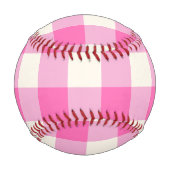 Pink Gingham Kariert Cotattcore Baseball (Rückseite)