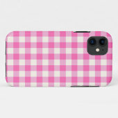 Pink Gingham Kariert Cotattcore Case-Mate iPhone Hülle (Rückseite (Horizontal))