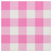 Pink Gingham Kariert Cotattcore Stoff (Nahaufnahme)