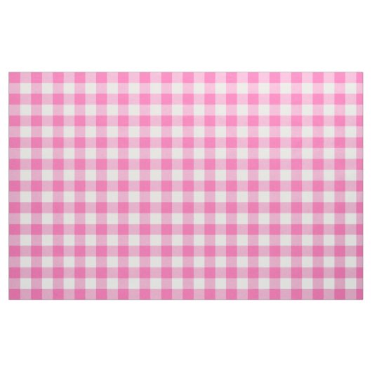Pink Gingham Kariert Cotattcore Stoff (Fat Quarter (45,7 x 55,9 cm))