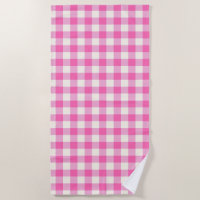 Pink Gingham Kariert Cotattcore
