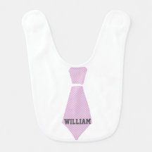Pink Gingham Kariert Necktie Krawatte