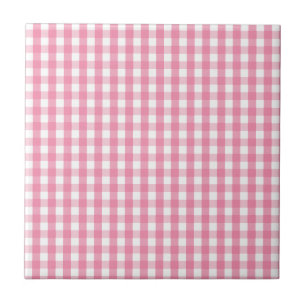 Pink Gingham Karo Pattern Fliese