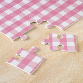 Pink Gingham Karo Pattern Puzzle (Seite)