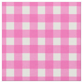 Pink Gingham Karo Stoff (Nahaufnahme)
