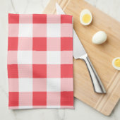 Pink Gingham Kitchen Towel  Geschirrtuch (Viertel Falte)