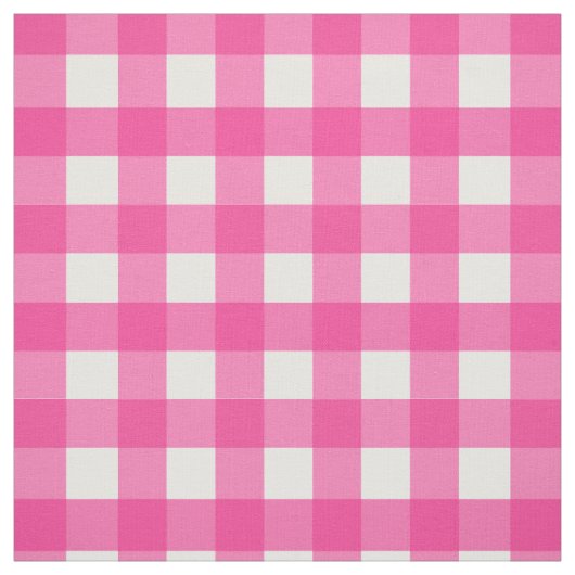 Pink Gingham Mini Karo Stoff (Muster)