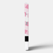 Pink Gingham Monogram Case-Mate iPad 2/3/4 Case-Mate iPhone Hülle (Rückseite / Links)