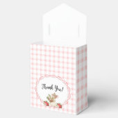 Pink Gingham Mouse Baby Duwer-Fevor Box Geschenkschachtel (Geöffnet)