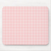 Pink Gingham Mousepad (Vorne)