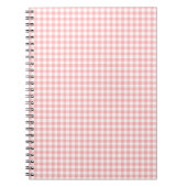 Pink Gingham Notizblock (Vorderseite)