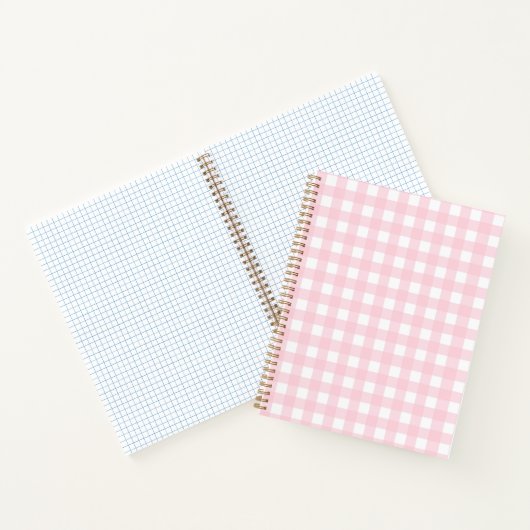 Pink Gingham Notizblock (Innenseite)