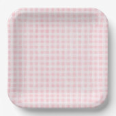 Pink Gingham Paper Teller (Vorderseite)
