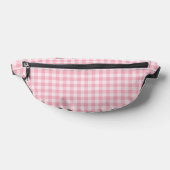 Pink Gingham Pattern Girly Check Plaid Checkered Bauchtasche (Ablage )