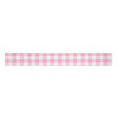Pink Gingham Satinband (Vorderseite)