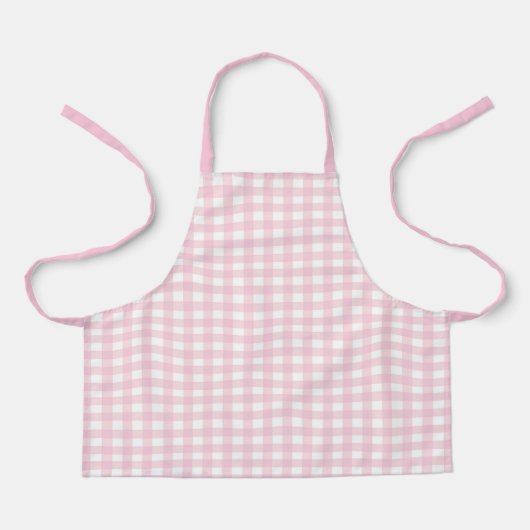 Pink Gingham Schürze (Vorderseite)